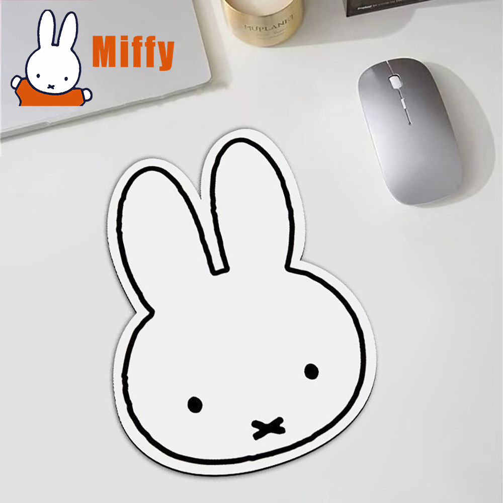 Gaming Accessories Girly - Kawaii Miffy Mouse Pad Cute Rabbit