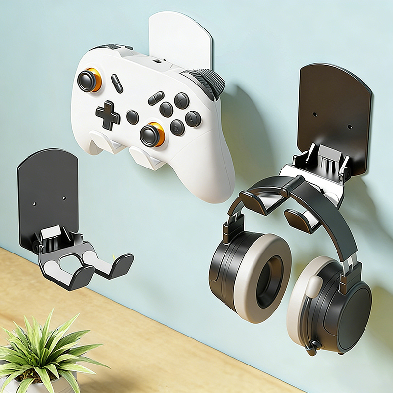 Gaming Accessories Holder - Wall Mounted Game Controller Bracket Base