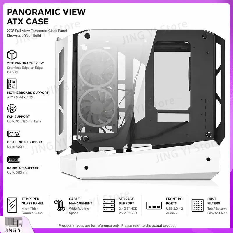 Gaming Hardware And Accessories - mATX Gaming PC Case Desktop Computer