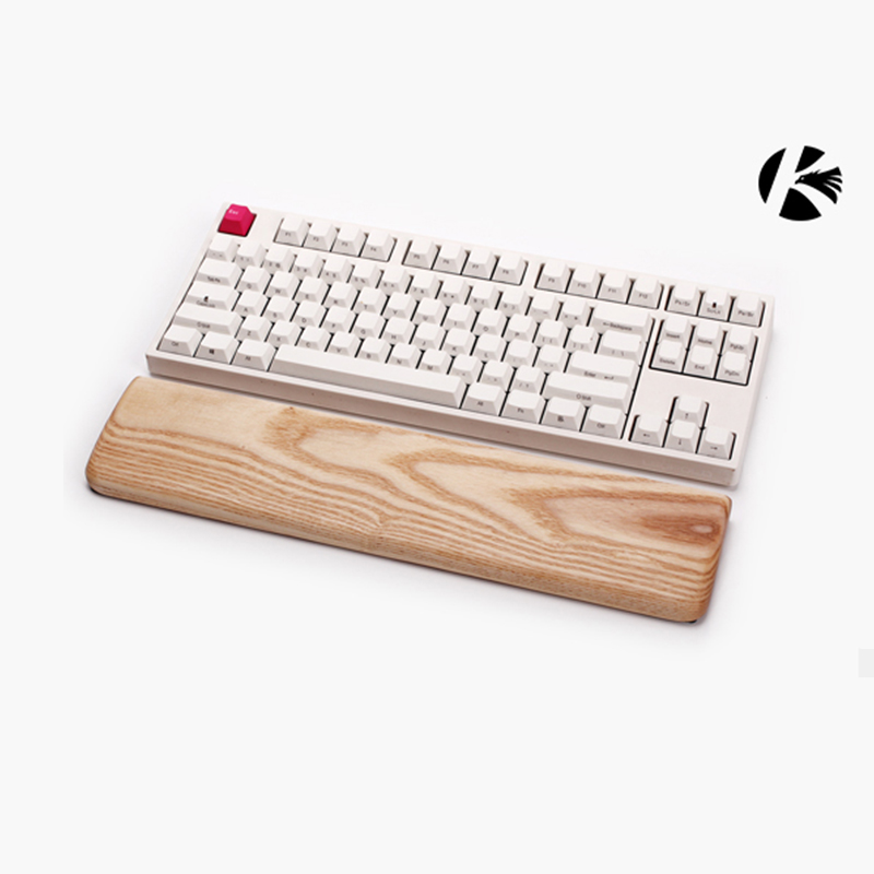 Wrist Rest Ergonomic - Kashcy solid Ashtree wooden palm rest