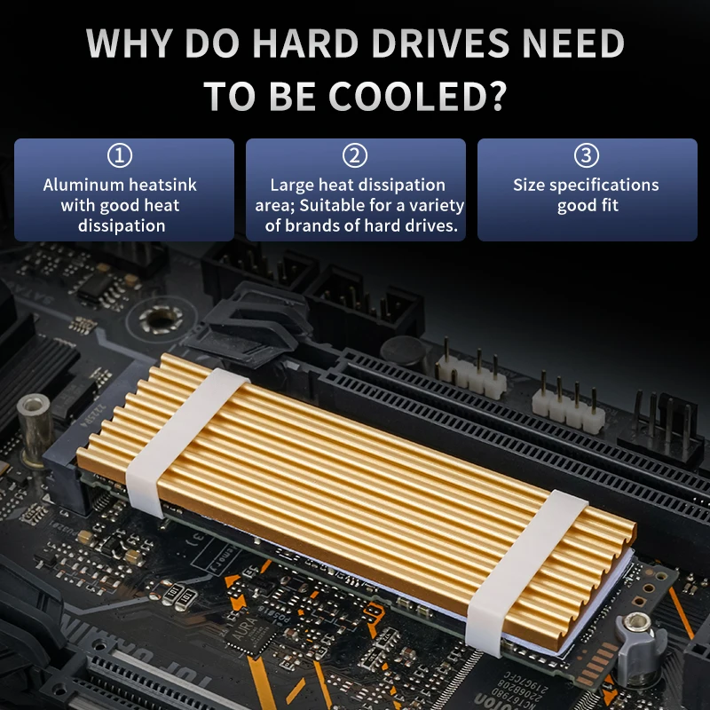 The desktop M2 cooling jacket  - огляд і ціна M2 Heatsink Cooler