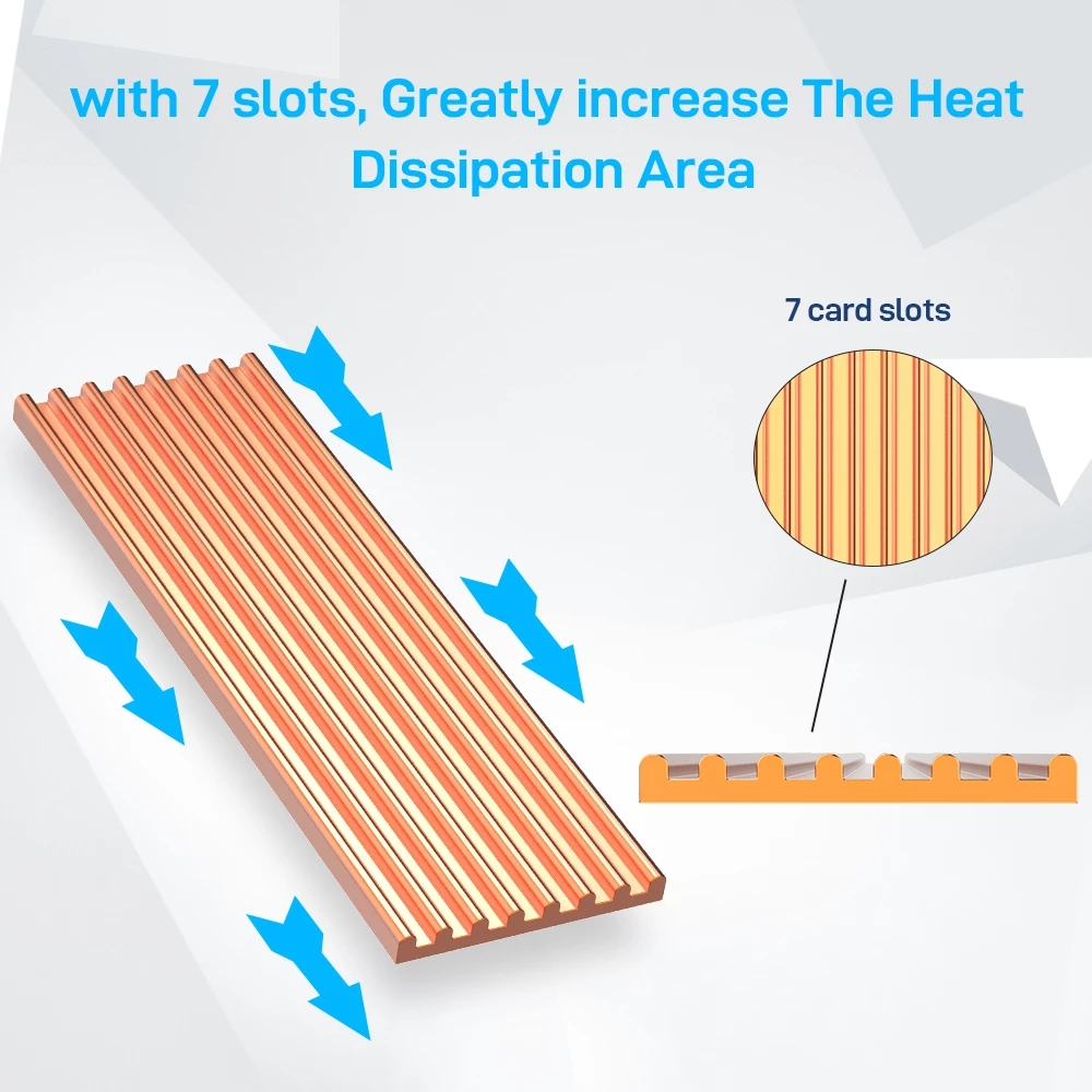 Aluminum Cooling Heatsinks The - огляд і ціна M2 Heatsink Cooler