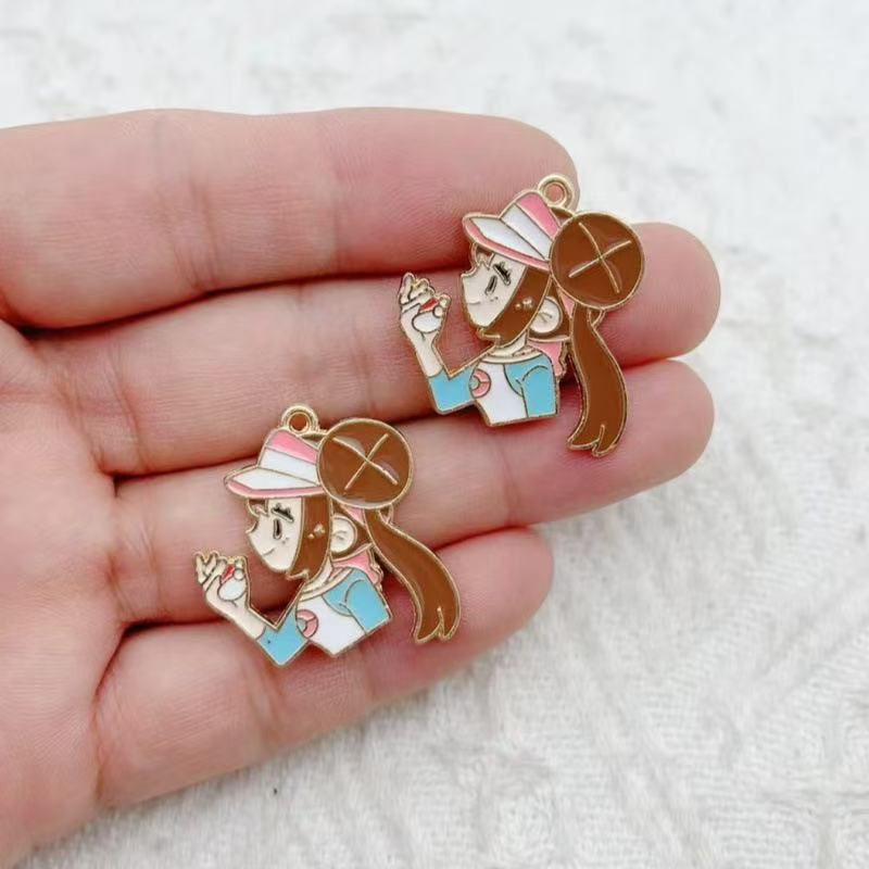 10pcs Cartoon Girl Drip Oil Al - огляд і ціна Gaming Accessories Gifts
