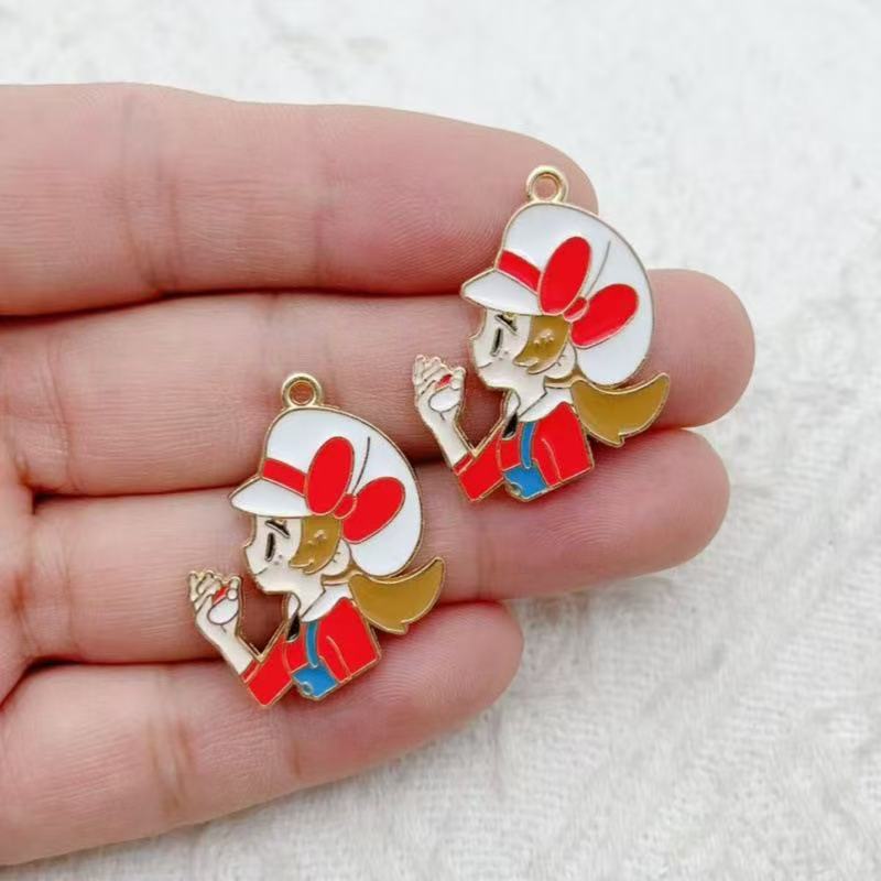 10pcs Cartoon Girl Drip Oil Al - огляд і ціна Gaming Accessories Gifts