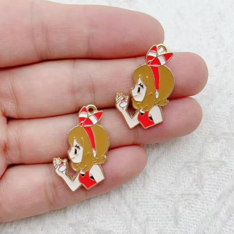 10pcs Cartoon Girl Drip Oil Al - огляд і ціна Gaming Accessories Gifts