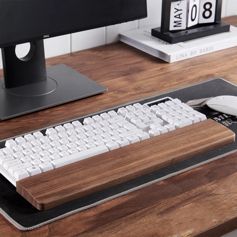 30/36/44cm Solid Walnut Keyboa - огляд і ціна Wrist Rest Ergonomic