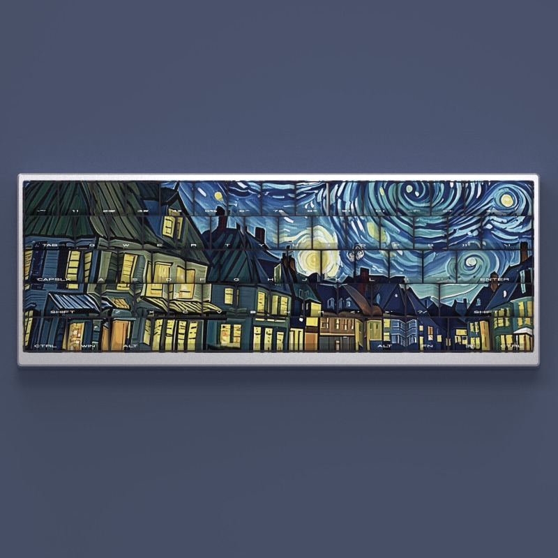 Van Gogh Starry Sky Theme Keyc - огляд і ціна Gaming Accessories For Laptop