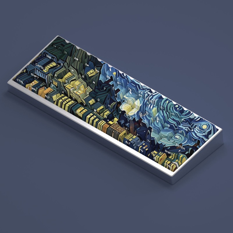 Van Gogh Starry Sky Theme Keyc - огляд і ціна Gaming Accessories For Laptop
