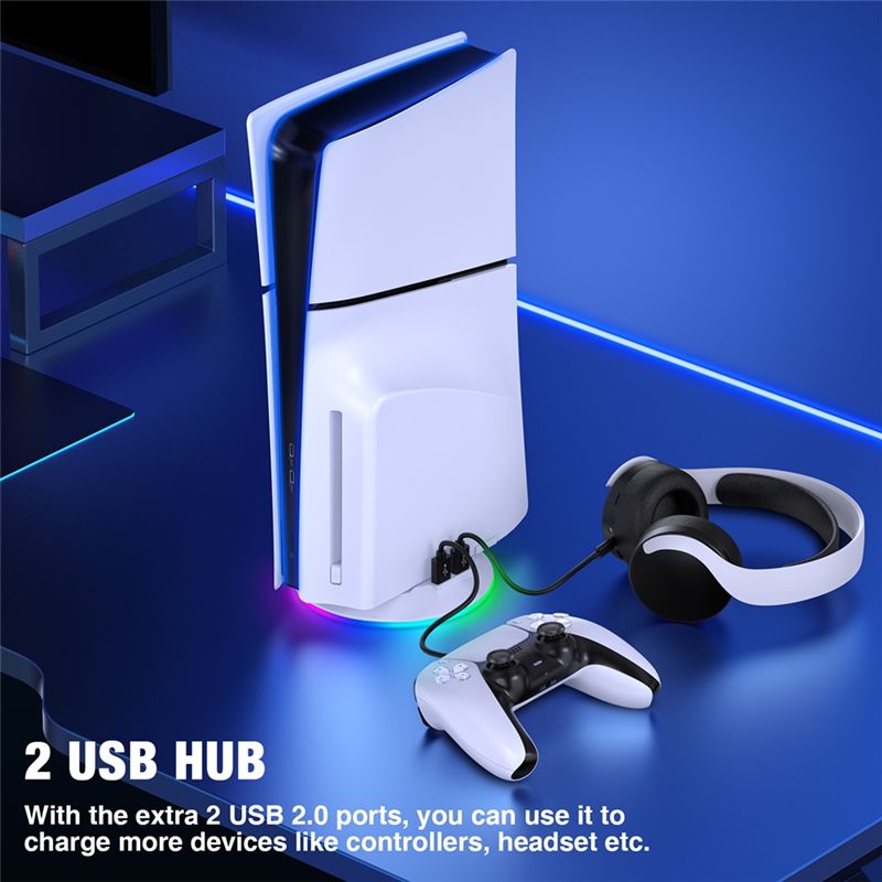 AED7-Vertical Stand With RGB L - огляд і ціна Gaming Accessories Holder