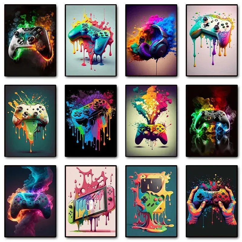 Colorful Pop Art Gamer Control - огляд і ціна Gaming Accessories Room