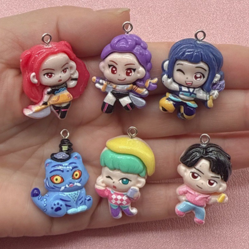 10pcs resin cartoon pendant, D - огляд і ціна Gaming Accessories Gifts