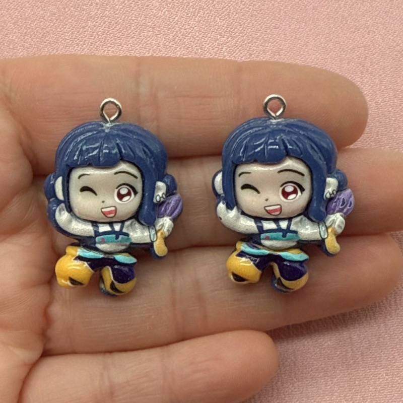 10pcs resin cartoon pendant, D - огляд і ціна Gaming Accessories Gifts