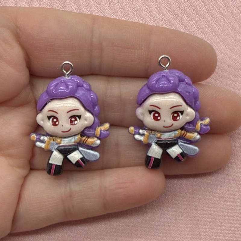 10pcs resin cartoon pendant, D - огляд і ціна Gaming Accessories Gifts