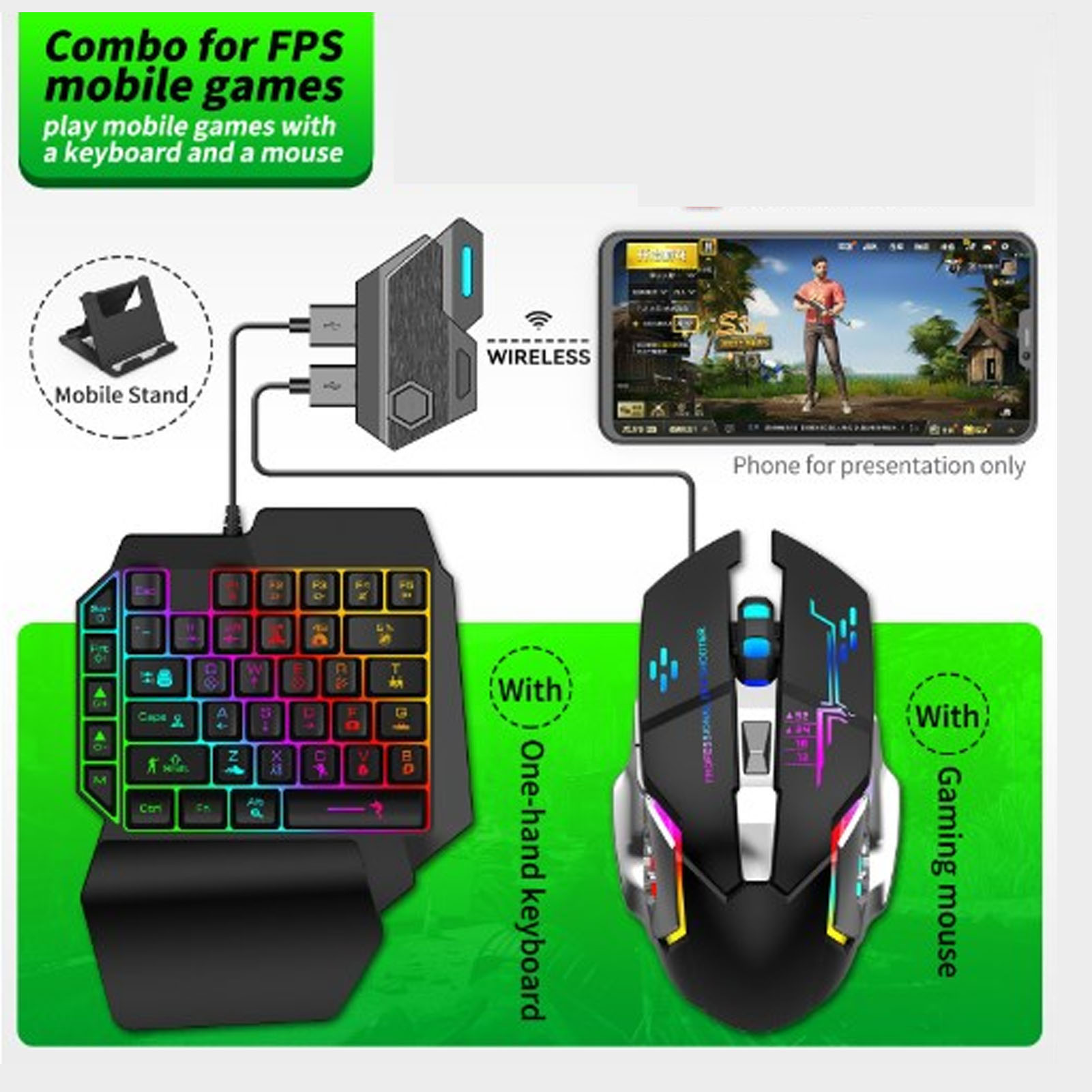 Keyboard Mouse Converter Set R - огляд і ціна Gaming Accessories Phone