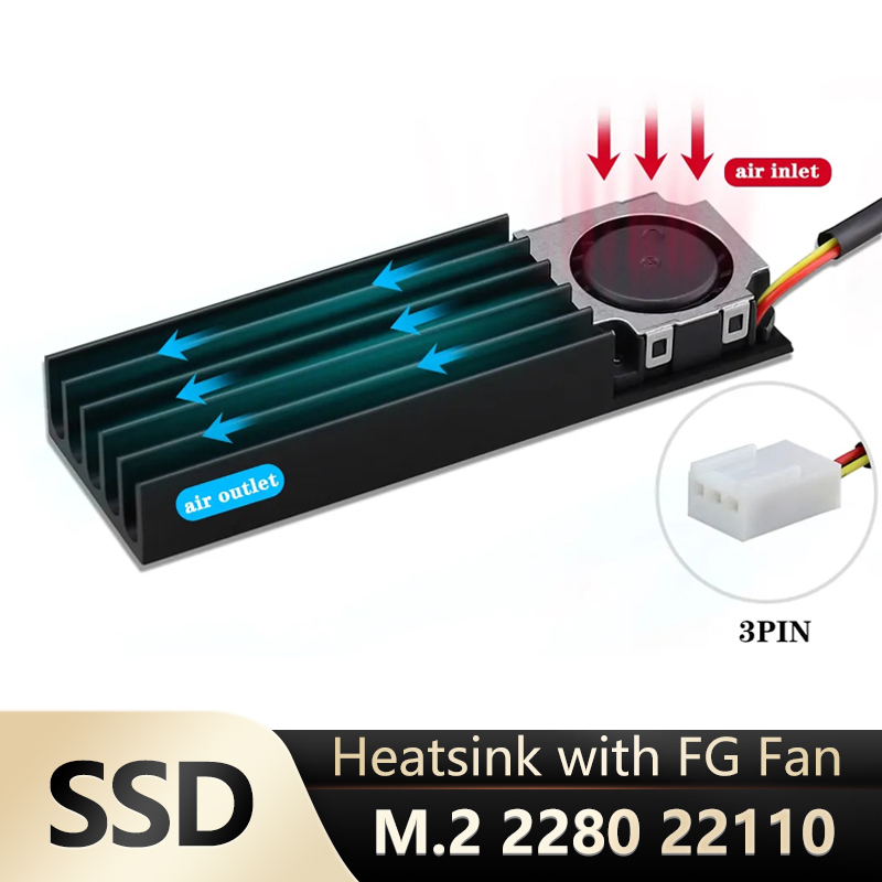 Gdstime M.2 2280 22110 Solid S - огляд і ціна M2 Heatsink Cooler