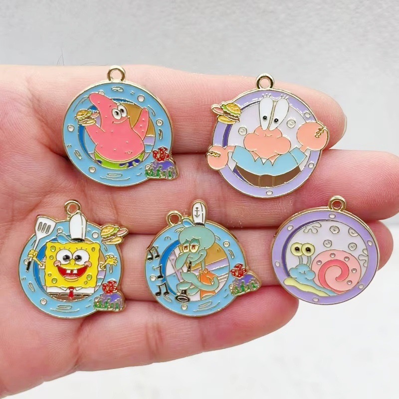 10pcs cartoon anime alloy oil  - огляд і ціна Gaming Accessories Gifts