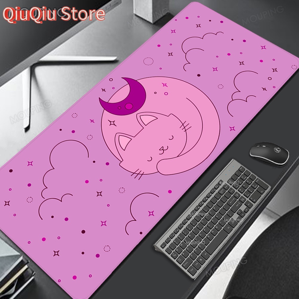 Cartoon Cat Mousepad Gamer Gir - огляд і ціна Gaming Accessories Girly