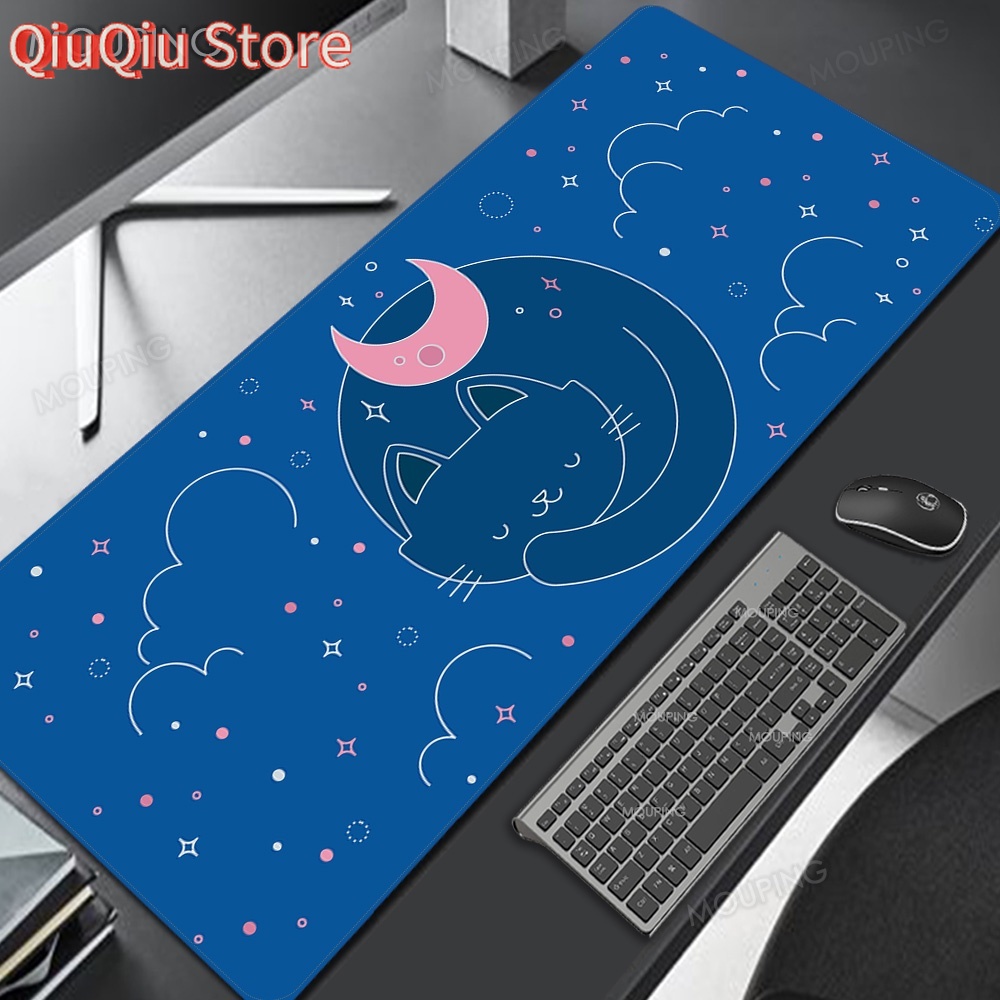 Cartoon Cat Mousepad Gamer Gir - огляд і ціна Gaming Accessories Girly