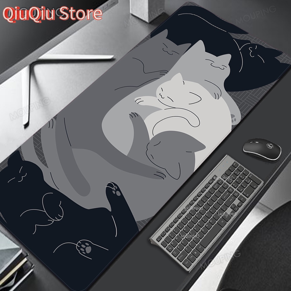 Cartoon Cat Mousepad Gamer Gir - огляд і ціна Gaming Accessories Girly
