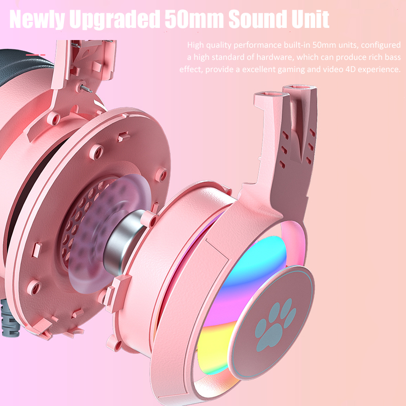 Cute Cat Ear Gaming Headphones - огляд і ціна Gaming Accessories Girly