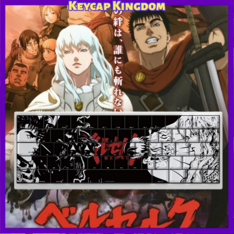 BERSERK Theme Anime Keycap 98  - огляд і ціна Gaming Accessories For Laptop