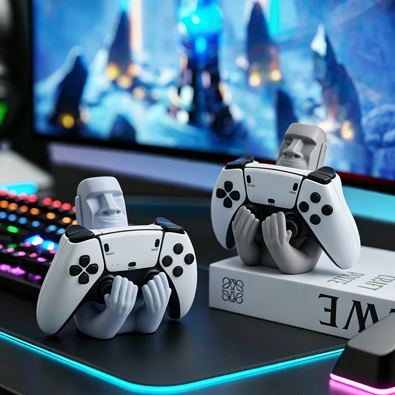 Funny Moai Stone Resin Gamepad - огляд і ціна Gaming Accessories Room