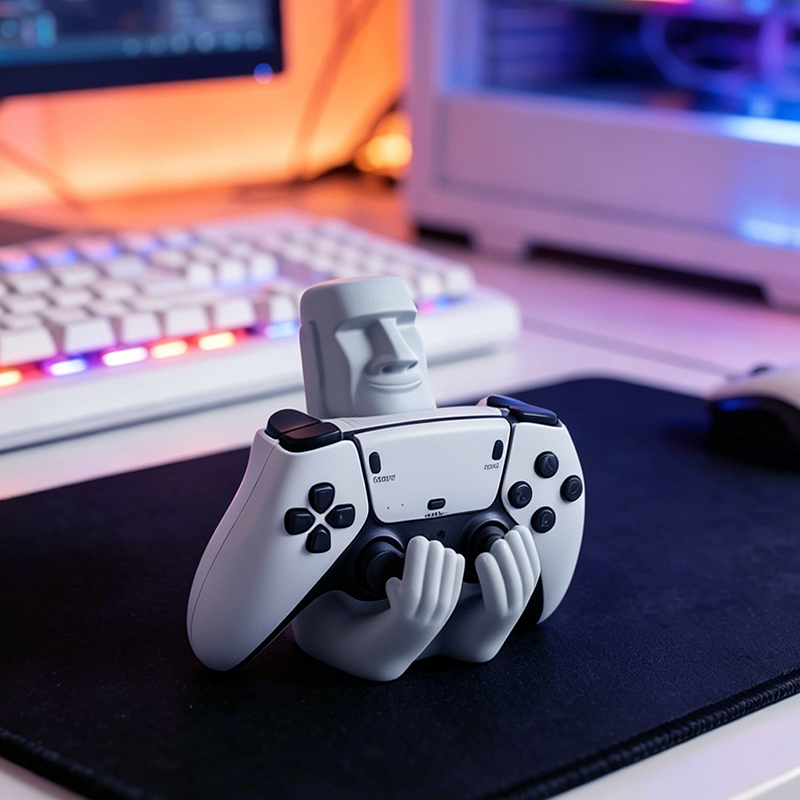 Funny Moai Stone Resin Gamepad - огляд і ціна Gaming Accessories Room