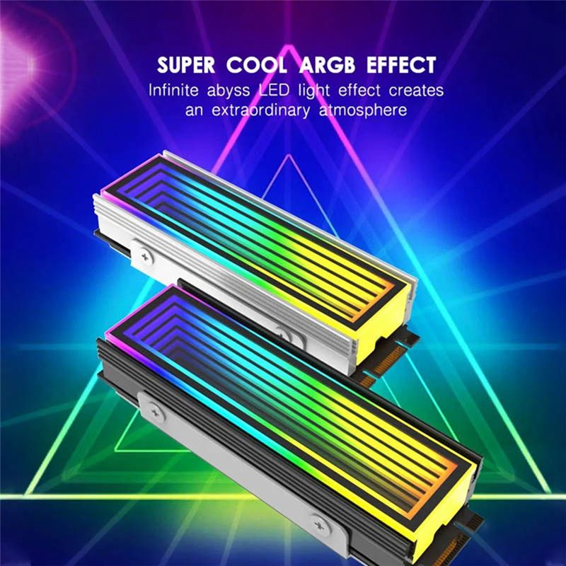 2280 SSD M2 Radiator PC RGB M. - огляд і ціна M2 Heatsink Cooler