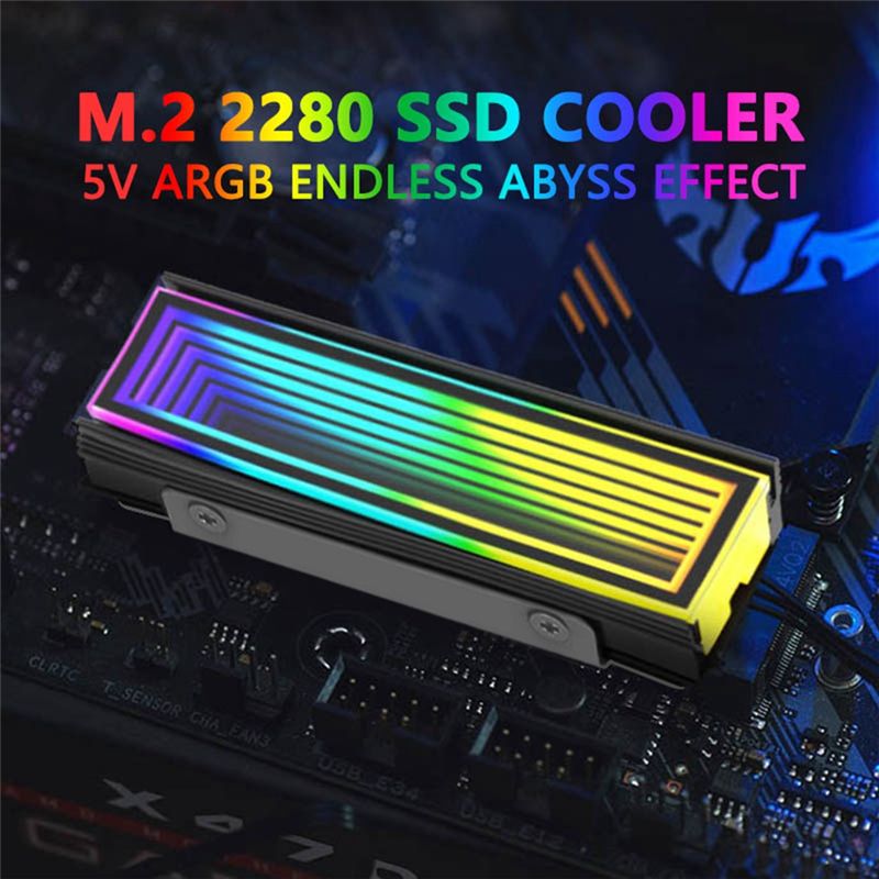 2280 SSD M2 Radiator PC RGB M. - огляд і ціна M2 Heatsink Cooler