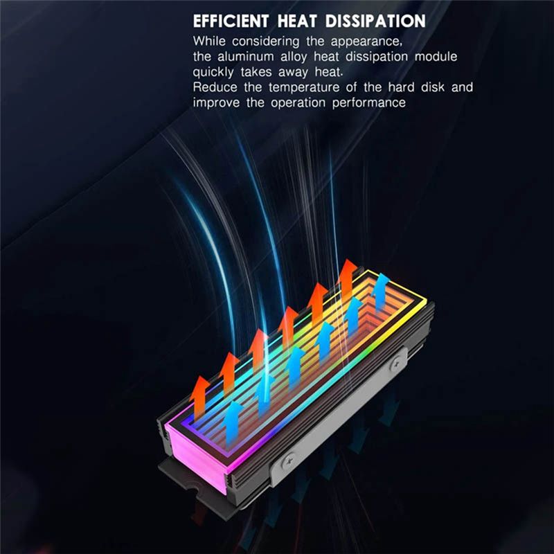 2280 SSD M2 Radiator PC RGB M. - огляд і ціна M2 Heatsink Cooler