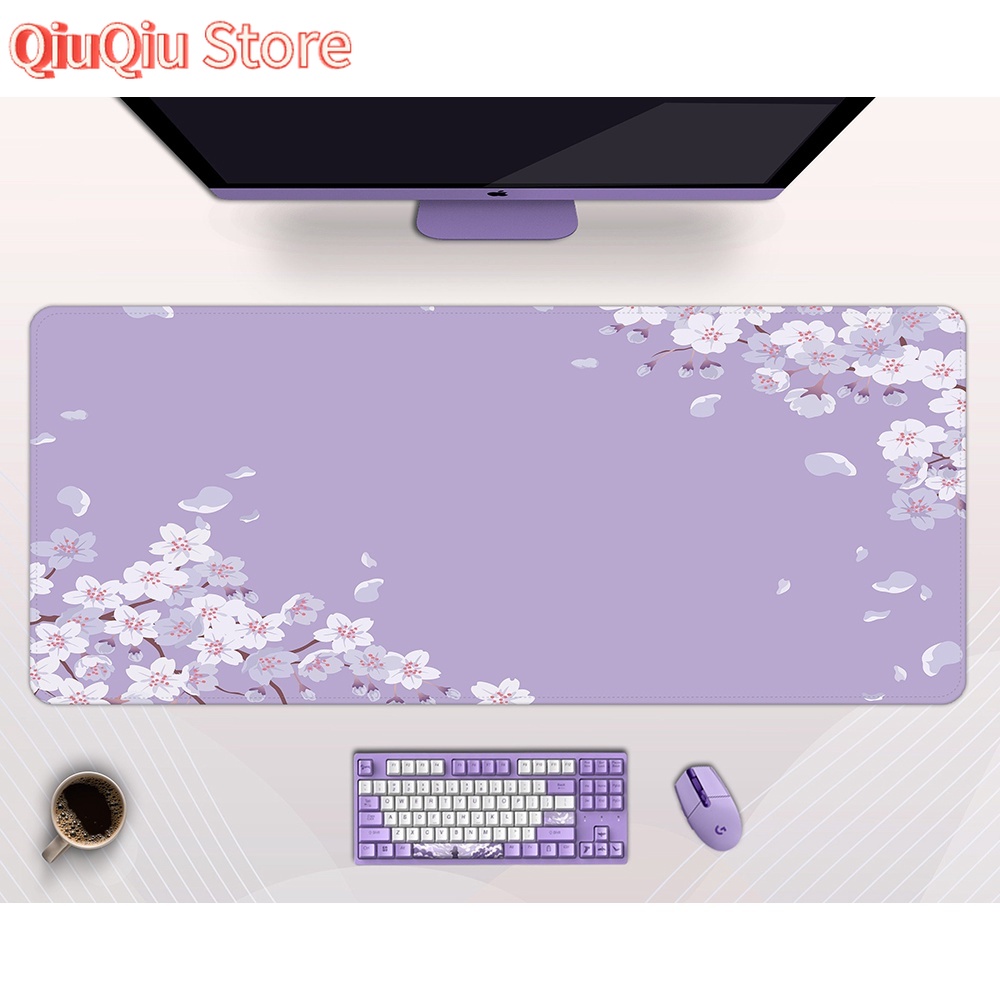 Japanese Pink Sakura Desk Mat  - огляд і ціна Gaming Accessories Girly